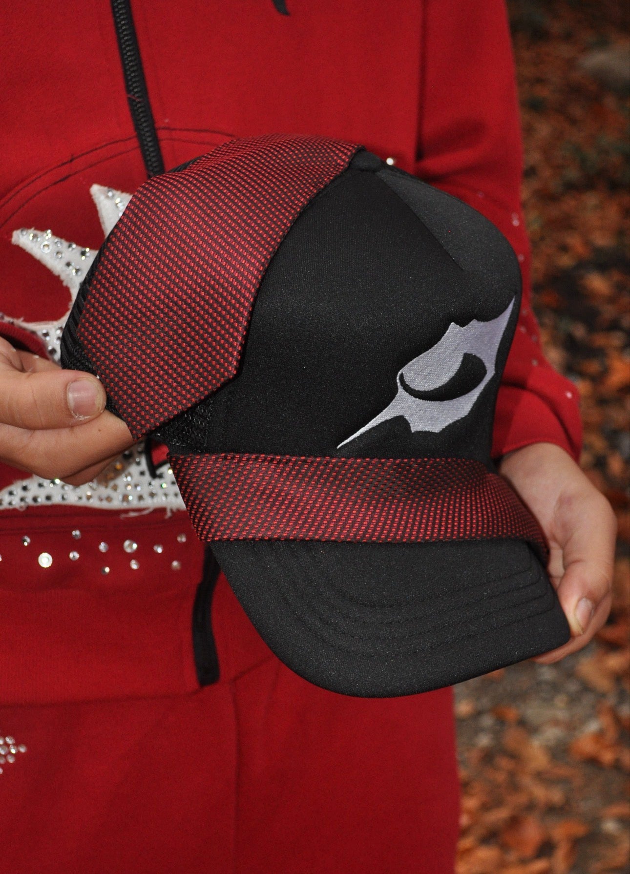 Casquette cravate FMR Couture noire