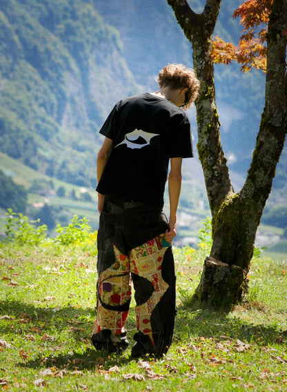 Jeans en tapisserie noir