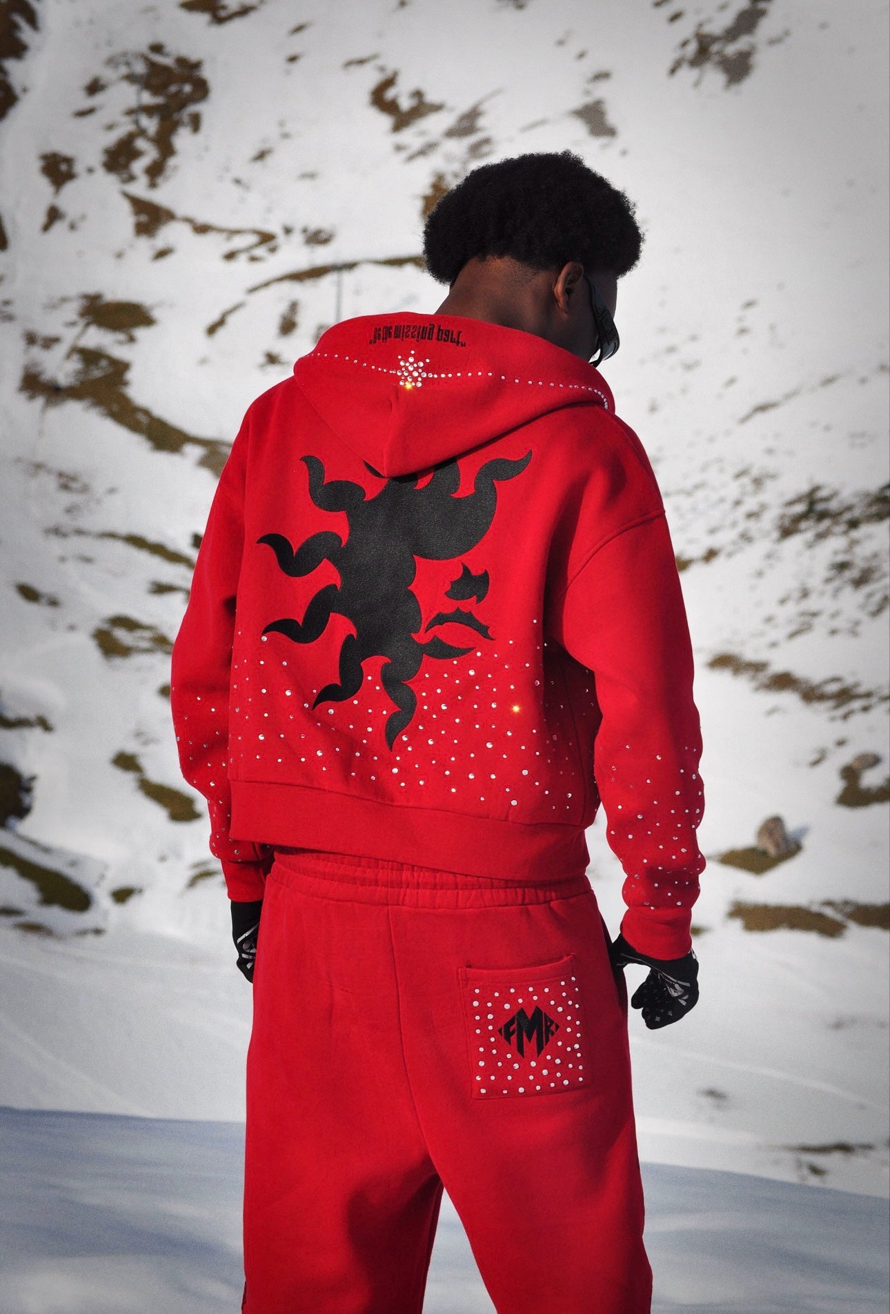 Rhinestones Zipper FMR