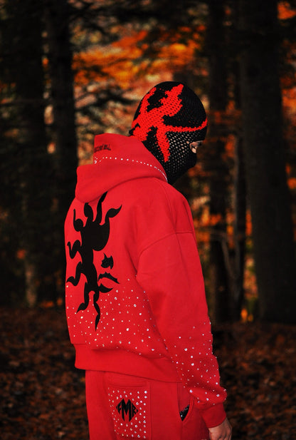 Cagoule crochet noire - Éclipse