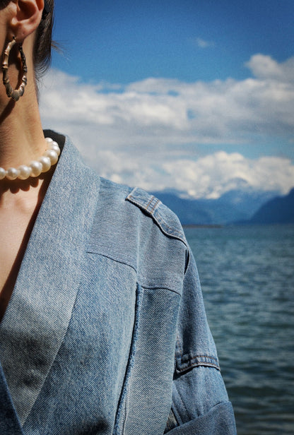 denim kimono