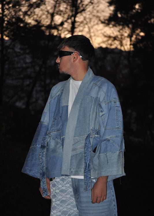 Kimono en jeans