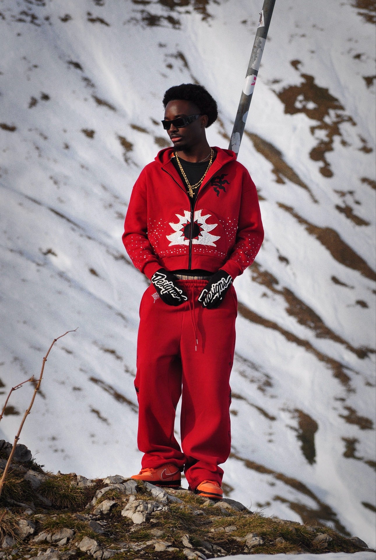 Rhinestones Zipper FMR