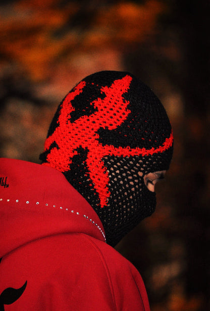 Cagoule crochet noire - Éclipse