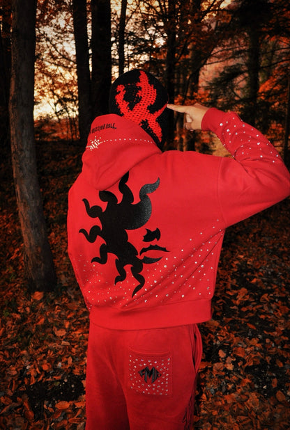 Cagoule crochet noire - Éclipse