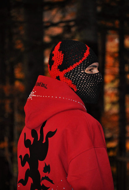 Cagoule crochet noire - Éclipse