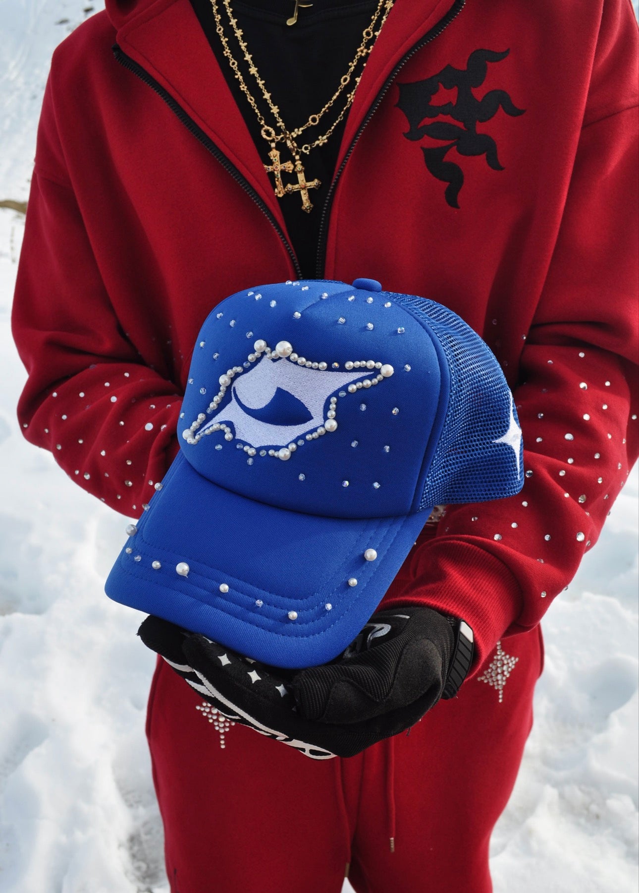 Casquette FMR Couture bleu